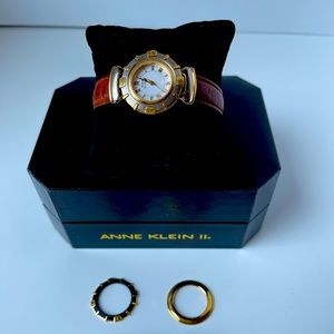 Vintage Anne Klein interchangeable watch.